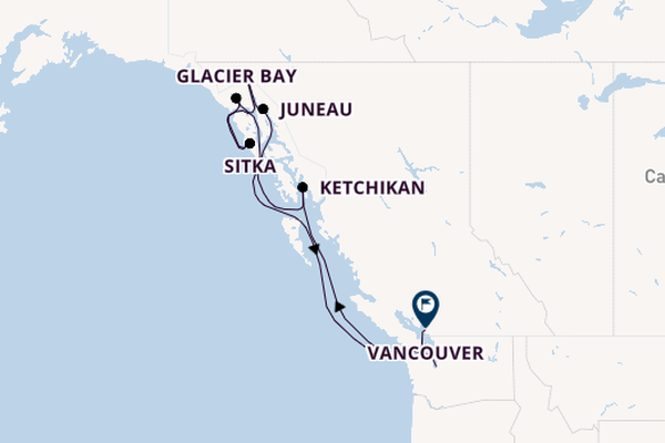 Alaska & West Canada from Seattle, Washington, USA with the Royal Princess