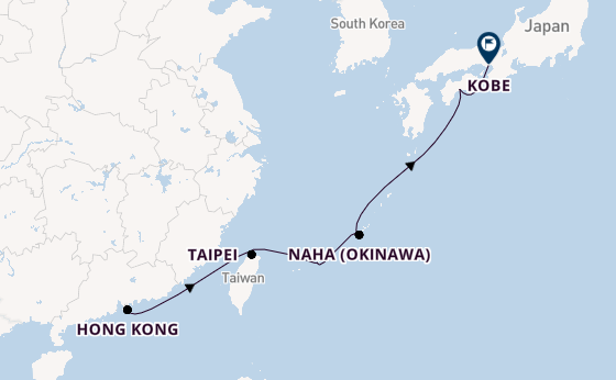 East Asia from Hong Kong, China with the Azamara Pursuit