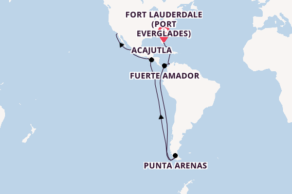 Mittelamerika ab Fort Lauderdale (Port Everglades), USA auf der Koningsdam