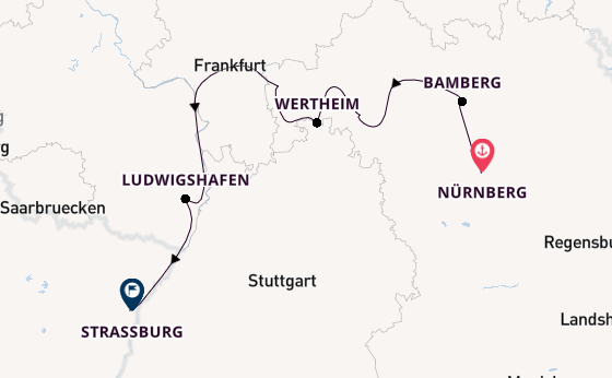 Main ab Nürnberg, Deutschland auf der VIVA MOMENTS