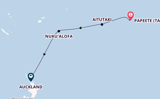 Polynesien ab Papeete (Tahiti), Französisch-Polynesien auf der Seabourn Quest