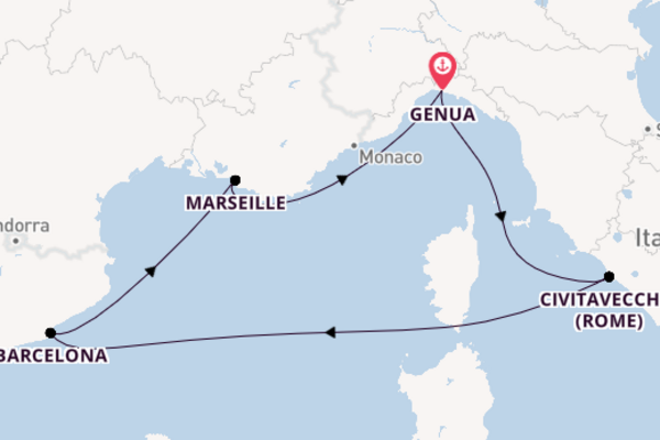 Cruise met MSC Cruises naar het verrassende Genua