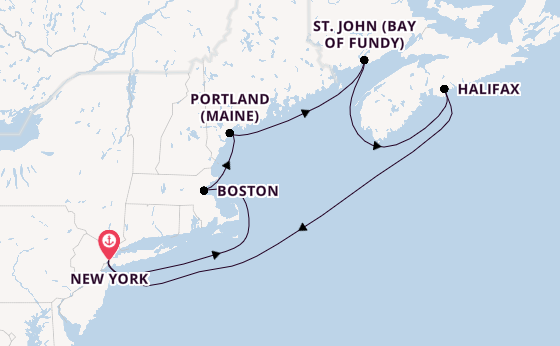 USA Ostküste ab New York auf der Regal Princess
