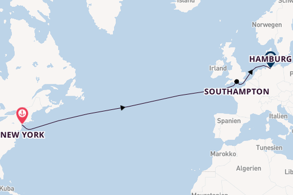 Queen Mary 2 - Von New York nach Norddeutschland: Ein transatlantischer Traum