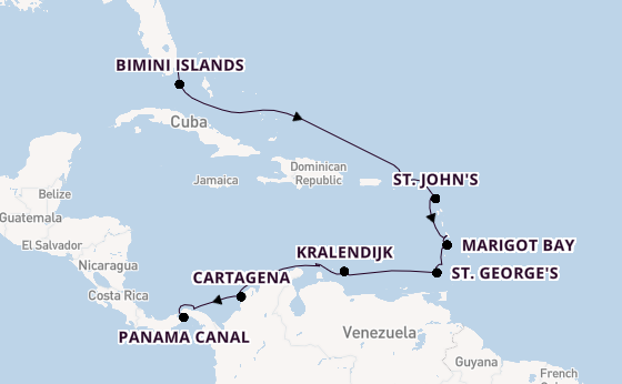 Caribbean from Miami, Florida with the MS EUROPA 2