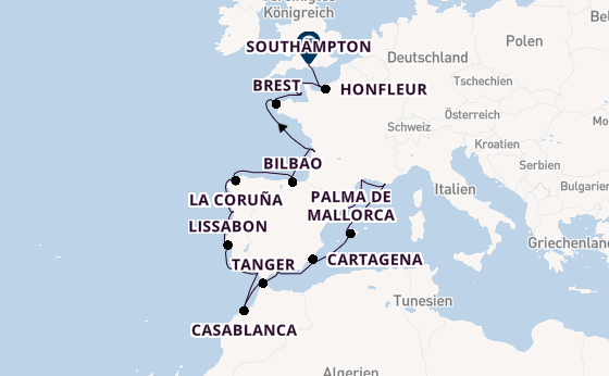 Westliches Mittelmeer ab Barcelona, Spanien auf der Seven Seas Voyager