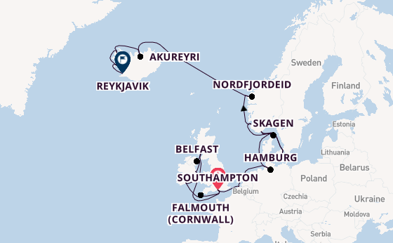 British Isles from Southampton, England with the Regal Princess