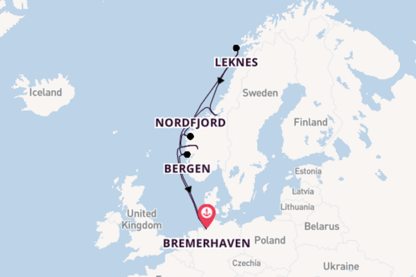 Verken Trondheim met TUI Cruises