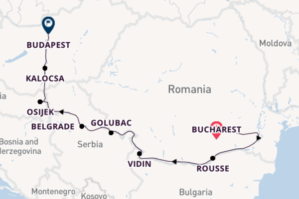 8 day expedition to Budapest from Bucharest