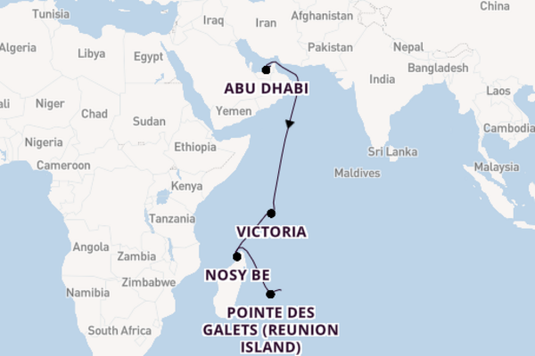 All Inclusive Middle East to the Indian Ocean Voyage