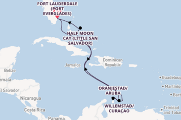 Journey from Fort Lauderdale (Port Everglades) with the Rotterdam