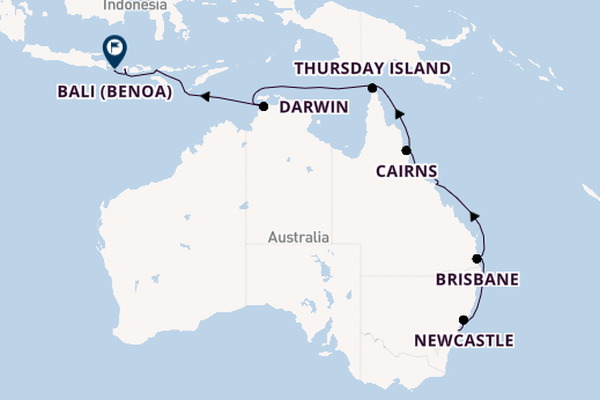 Australia from Sydney, Australia with the Viking Neptune