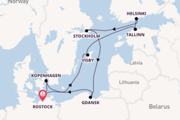 10daagse cruise naar Visby