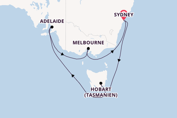 Australien ab Sydney auf der Celebrity Solstice