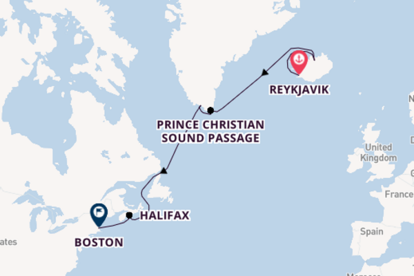 Transatlantic & Repositioning from Reykjavik with the Celebrity Eclipse