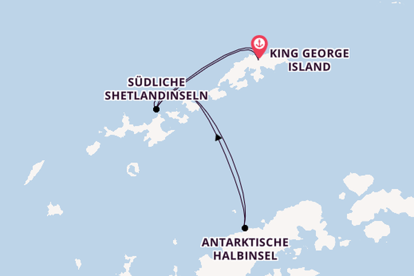 Antarktis ab King George Island, Antarktis auf der Silver Wind