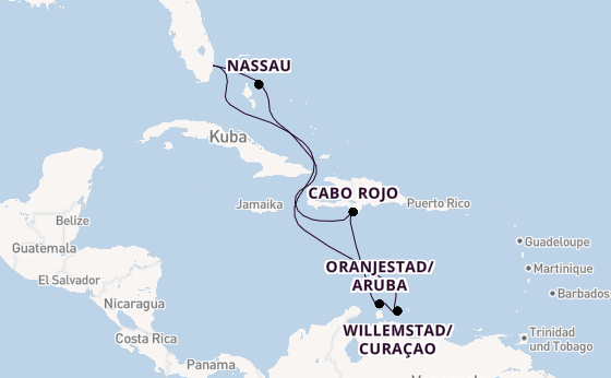 Karibik ab Fort Lauderdale (Port Everglades), USA auf der Symphony of the Seas