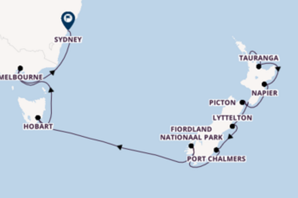 Rondreis Nieuw Zeeland vanuit Auckland naar Sydney
