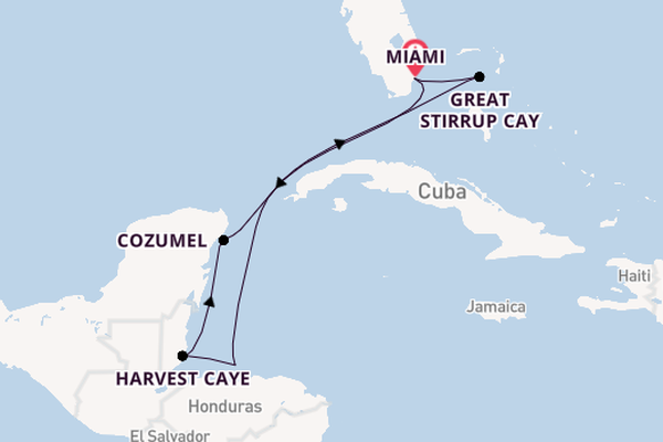 Van bruisend Miami naar paradijselijke eilanden