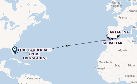 Transatlantic from Barcelona, Spain with the Oosterdam