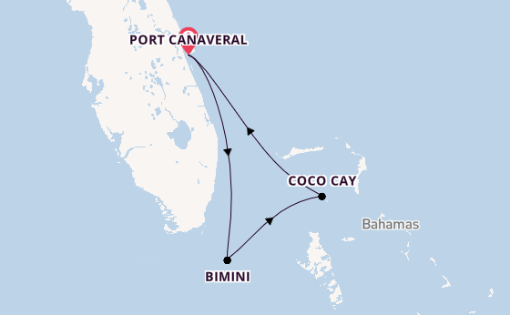 Caribbean vanaf Port Canaveral, Verenigde Staten met de Celebrity Apex