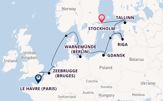 British Isles from Stockholm, Sweden with the Seven Seas Navigator