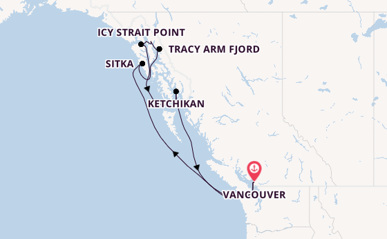 Alaskan Serenade Cruise With Vancouver Stay