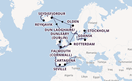 British Isles from Southampton, England with the Regal Princess
