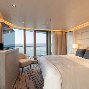 Come aboard the undefined and discover one of 9 cabin categories on a total of 6 decks that can accommodate 100 passengers. Choose your dream cabin and feel at home on board the undefined!