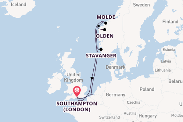 Norway from Southampton, England with the Liberty of the Seas