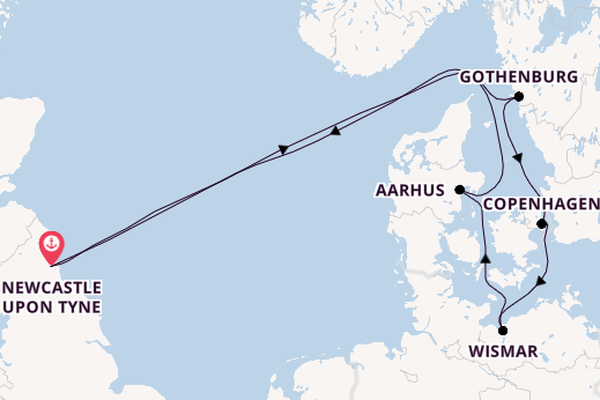 Cruise with Ambassador Cruise Line from Newcastle upon Tyne