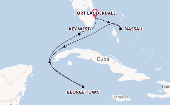 Caribbean vanaf Fort Lauderdale, Verenigde Staten met de Celebrity Silhouette