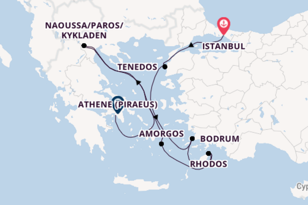 9daagse reis naar Athene (Piraeus)