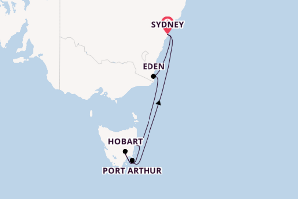 Australia from Sydney, Australia with the Royal Princess