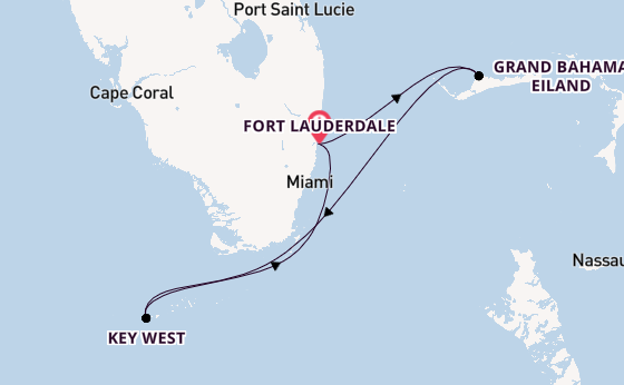 Caribbean vanaf Fort Lauderdale, Verenigde Staten met de Celebrity Reflection