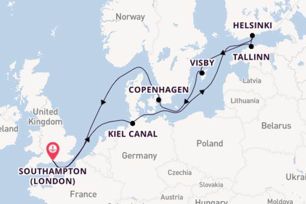 Britannia  15  Southampton (London)-Southampton (London)