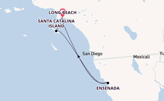 USA West Coast from Australia with the Carnival Radiance