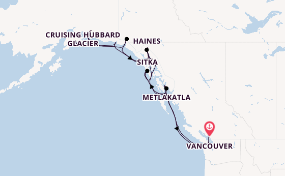 Alaska & West Canada from Vancouver, Canada with the Silver Whisper