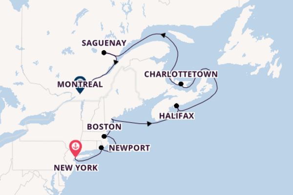 Seabourn Sojourn 13  New York-Montreal