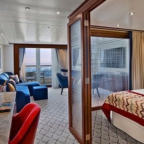 Come aboard the Seabourn Encore and discover one of 31 cabin categories on a total of 10 decks that can accommodate 604 passengers. Choose your dream cabin and feel at home on board the Seabourn Encore!