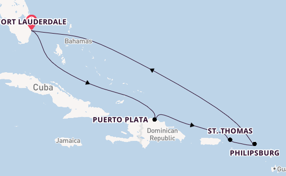 Caribbean vanaf Fort Lauderdale, Verenigde Staten met de Celebrity Beyond
