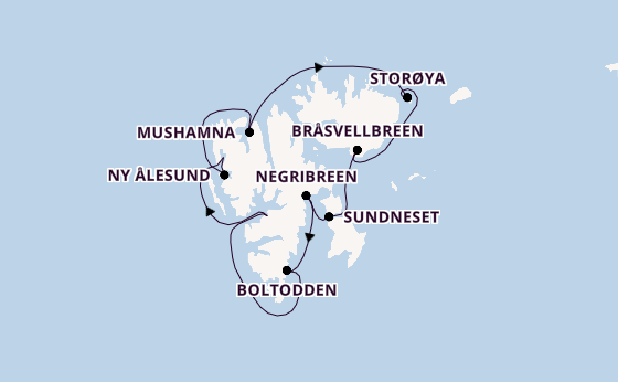 Norwegen ab Longyearbyen, Norwegen auf der MS Fram