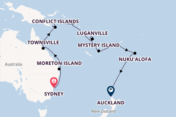 Australia, Coral Sea, Fiji Legendary Voyage