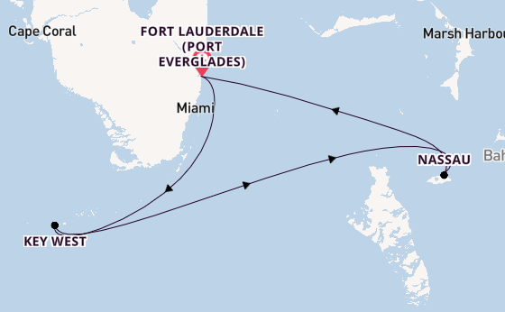Caribbean from Fort Lauderdale (Port Everglades), Florida with the Celebrity Reflection