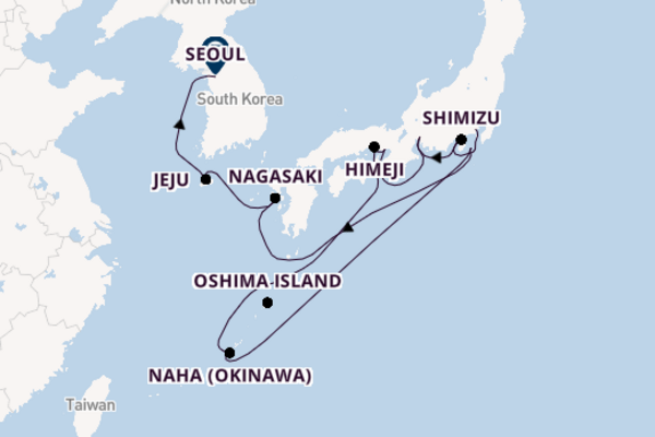 11 day cruise with the Norwegian Spirit  to Seoul