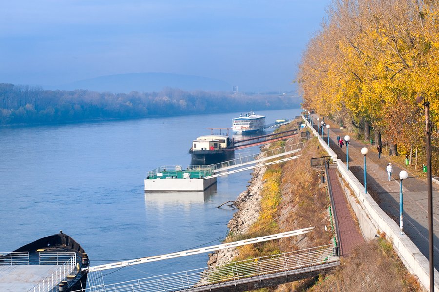 Donau vanaf Passau, Duitsland met de MAXIMA
