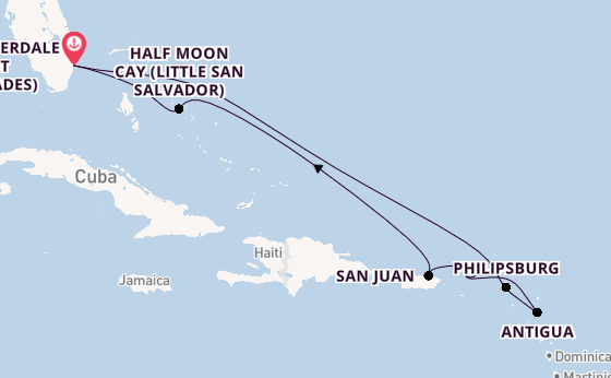 Caribbean from Australia with the Nieuw Amsterdam