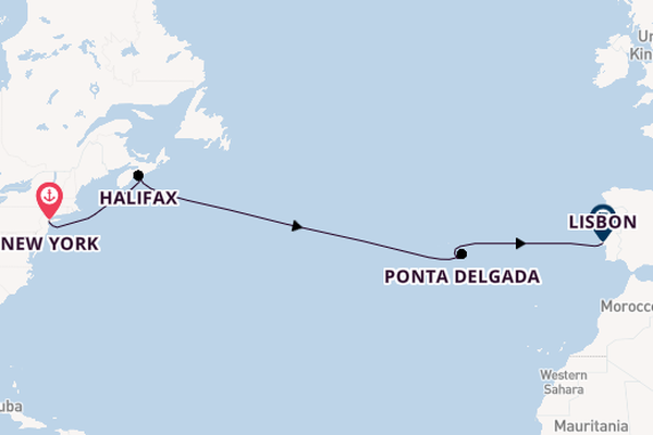 Transatlantic & Repositioning from New York with the MSC Meraviglia