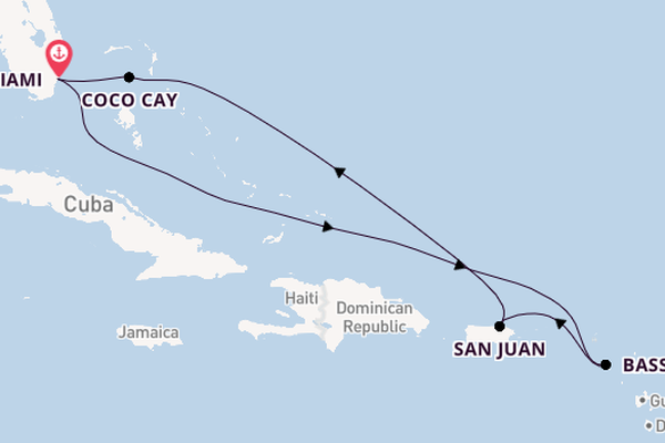 Caribbean vanaf Miami, Verenigde Staten met de Celebrity Beyond