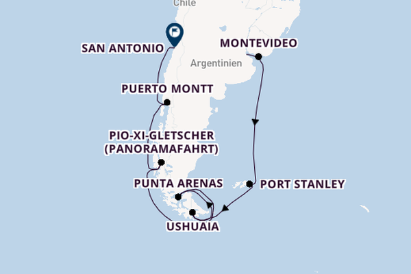 Südamerika ab Buenos Aires, Argentinien auf der Nieuw Amsterdam